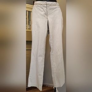 Vineyard Vines Khaki Tan Straight Leg Cotton Spandex Women's Pants Sz 6